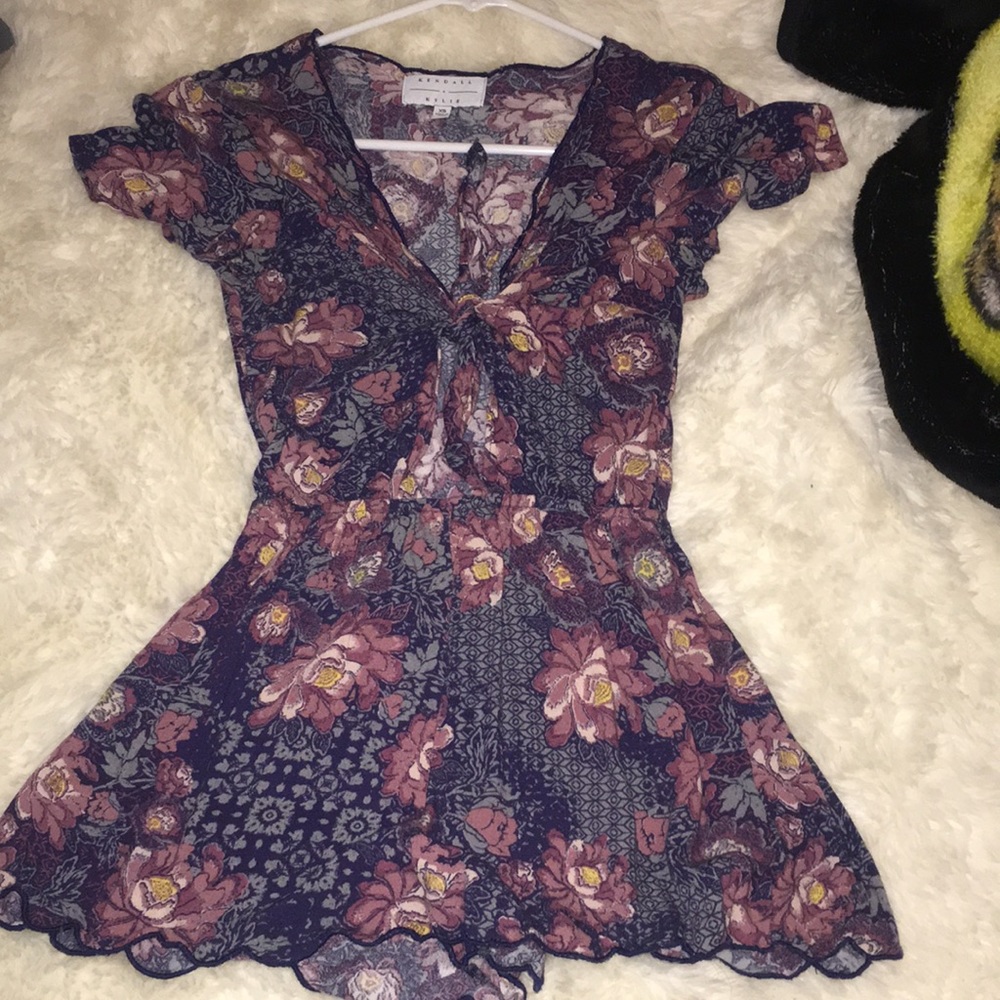 Kendall and Kylie floral romper